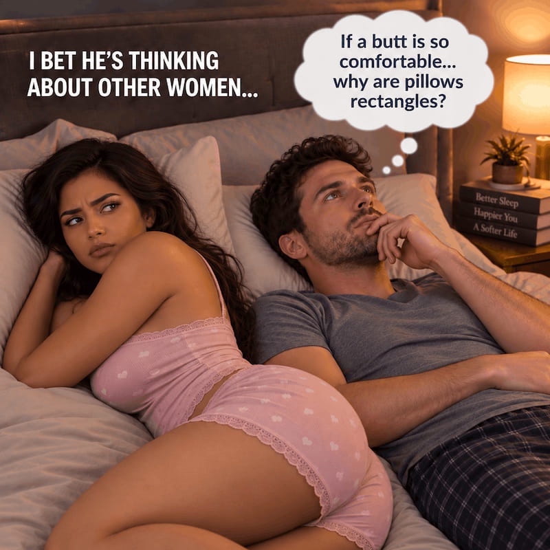 Pretty Weird Pillows Are Rectangles.