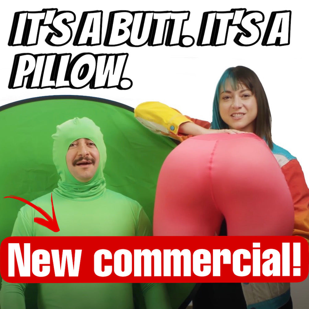 The ultimate butt pillow commercial has arrived