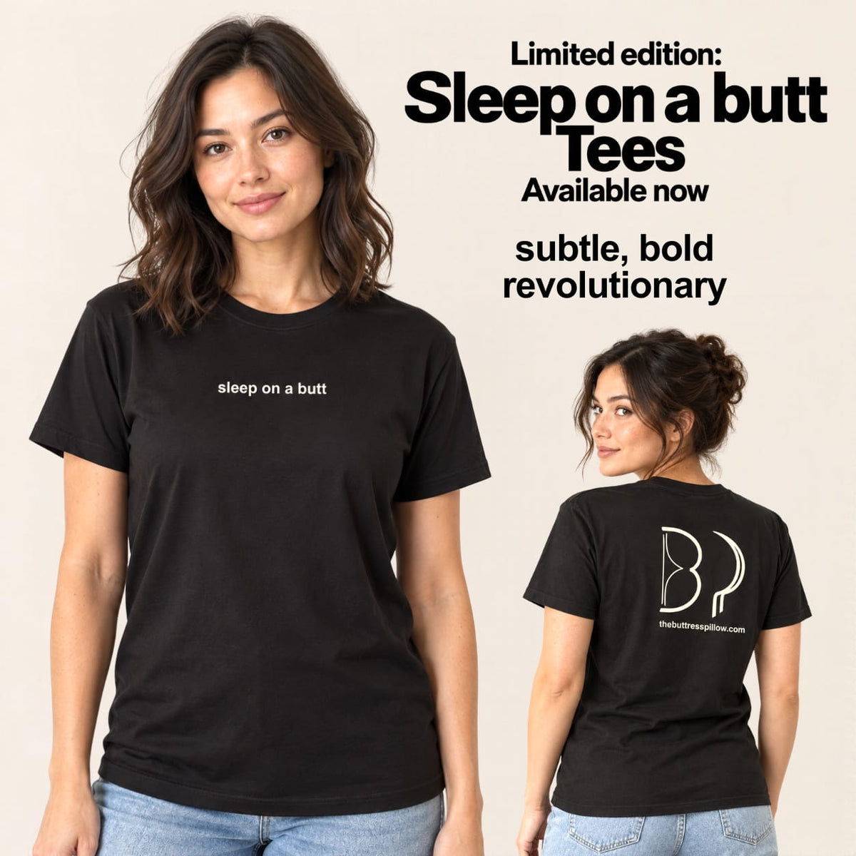 Sleep on a Butt Tees Now Available!
