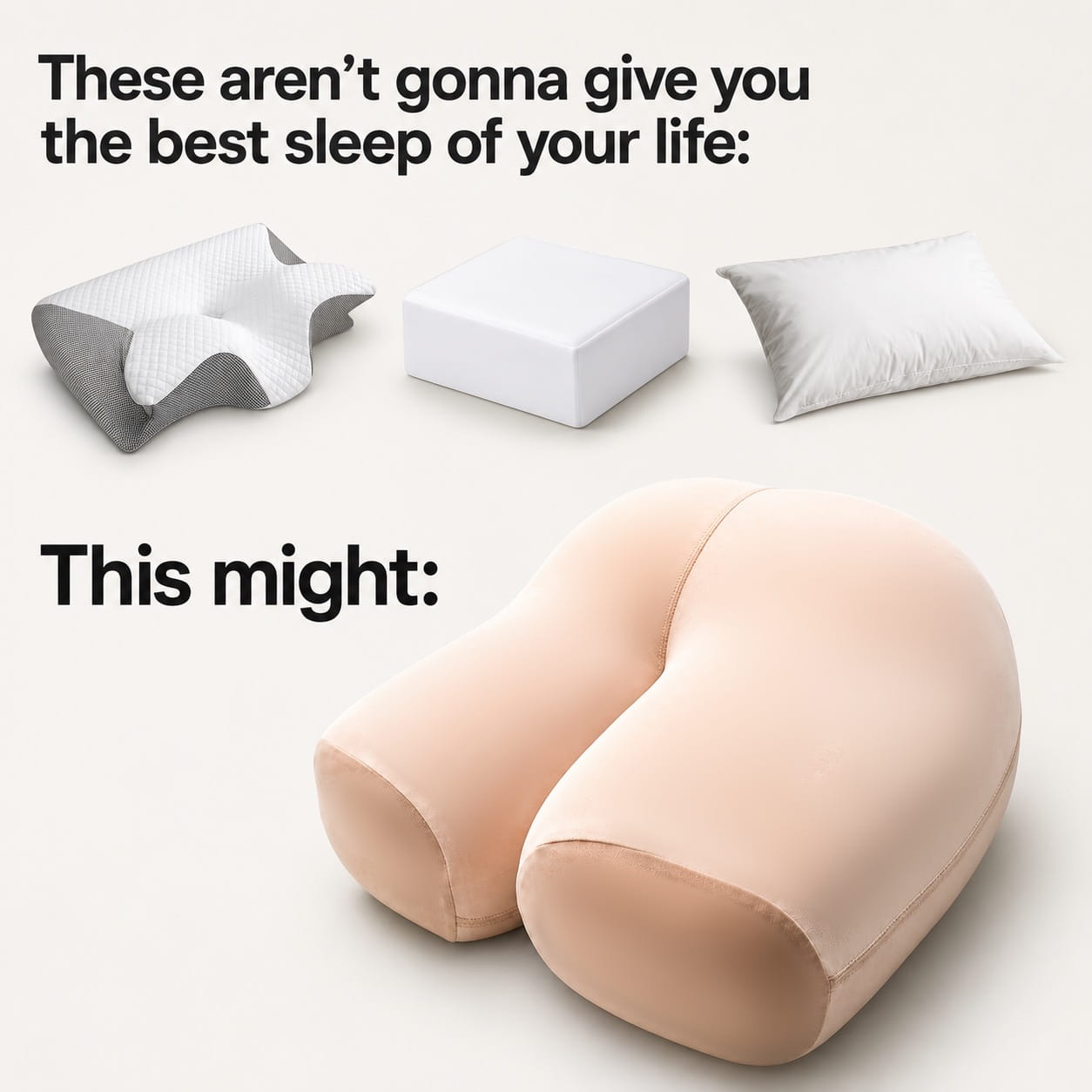 Why a Butt Is Actually the Best Shape for a Pillow 🍑