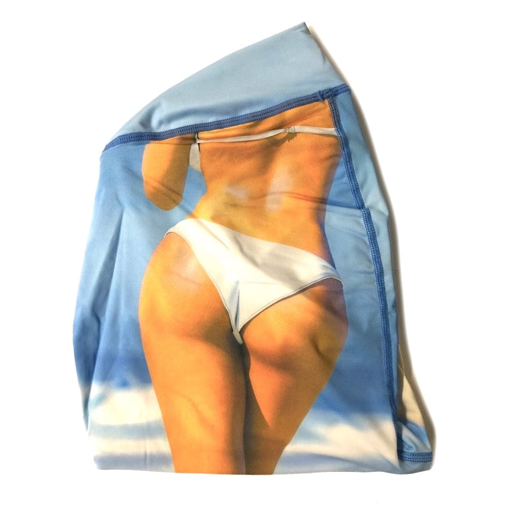 OMG Size Buttress Pillow Yoga Pant Cover in Booty Beach Color for a happy booty