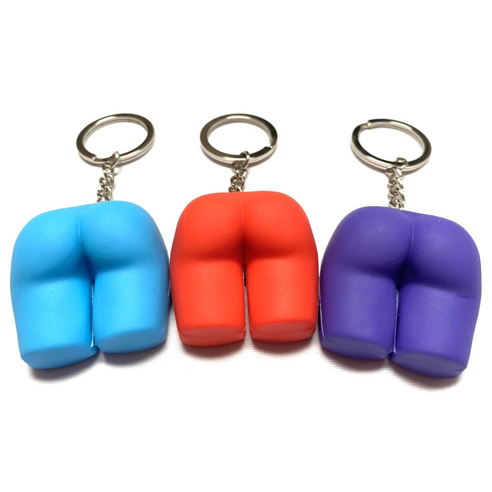 The Buttress Pillow Keychains Ass-orted The Mini-Butt Keychain [3-pack]