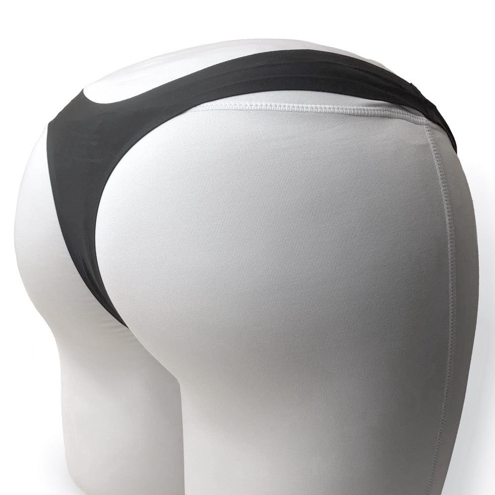 The Buttress Pillow Big Happy Booty Underwear Undies in Black with White ODB Pillow