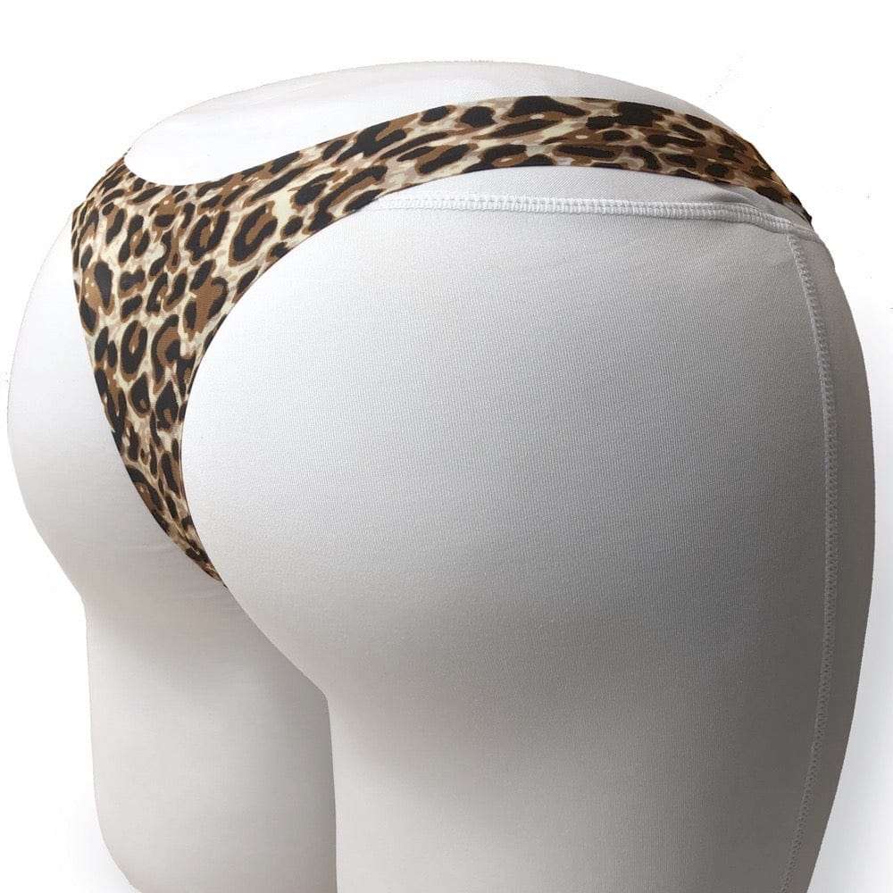 The Buttress Pillow Big Happy Booty Underwear Undies in Leopard with ODB Pillow